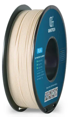 Produktbild von PLA 3D-Drucker-Filament - Wood PLA - Gewicht 1 kg - Durchmesser 1,75 mm - FDM-kompatibel - Vakuumverpackt - Wood Poplar