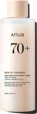 Produktbild von Anua Rice 70 + Ceramide, Glow Milky Toner, 250 ml