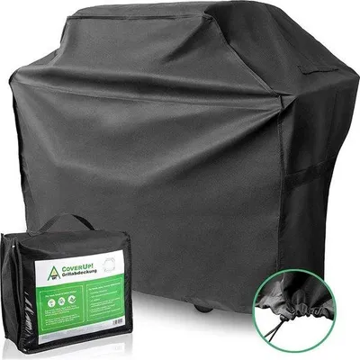 Produktbild von Grillabdeckung aus 600D Polyester, extrem scheuerbeständig und wasserfest, mit Handgriffen und Seitenverschlüssen