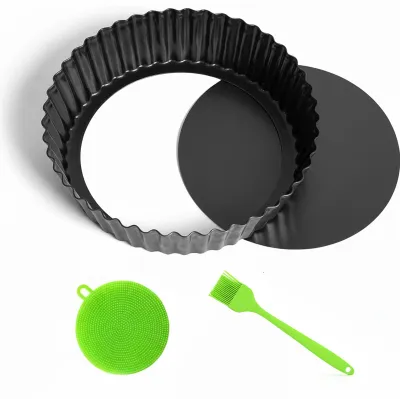 Quicheform 24 cm, antihaftbeschichtet, Kohlenstoffstahl, tief 6 cm