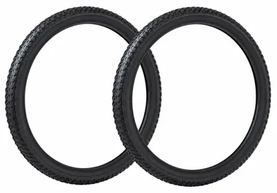 Produktbild von 2er Set - Fahrradreifen 26 Zoll 26x2,125 | MTB Fahrradmantel Trekking | Ersatzreifen für Mountainbike und Citybike | Zuverlässige Leistung, einfache Montage | Robustes Material gegen Reifenpannen