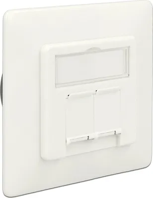 Obrázok produktu pre DeLOCK 86195, RJ-45, 6a, Biela, 80 mm, 39 mm, 80 mm