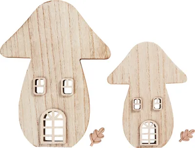 Produktbild von VBS Fliegenpilze "Haus", 2er-Set