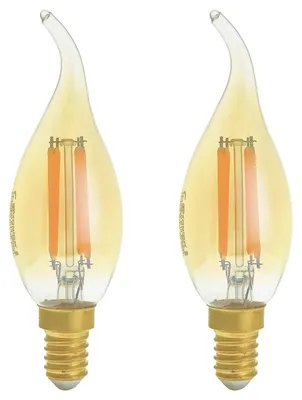 Produktbild von Optonica E14 LED-Röhrenlampe 4W 400lm 2500K 230V 2 Stück