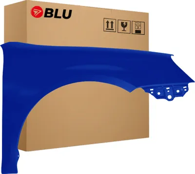 Immagine prodotto di BLU Parafango compatibile con VW Volkswagen Golf V 5 Kombi / Jetta LB5R Destra Blau DeepBlau | 2003-2009 | Anteriore | Verniciato | Pronto per il montaggio | Acciaio