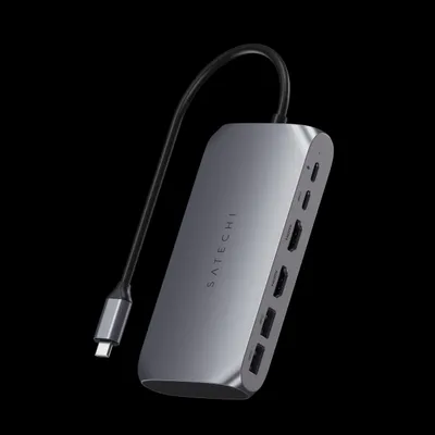 Productafbeelding van Satechi USB-C Multimedia Adapter, kleur: space grey
