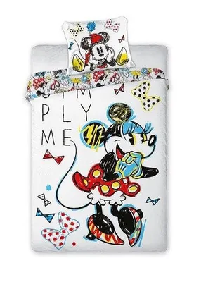 Produktbild von FARO Leinen Minnie retro Baumwolle, 140/200, 70/90 cm