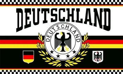 Produktbild von Riesen-Flagge: Deutschland Lorbeerkranz 150cm x 250cm