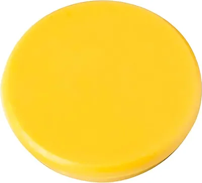 Produktbild von Alco Haftmagnet 7mm Ø 40mm gelb 10 Stück