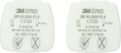 Zdjęcie produktu dla 3M Filtr cząstek stałych D7925 P2 R 4 szt