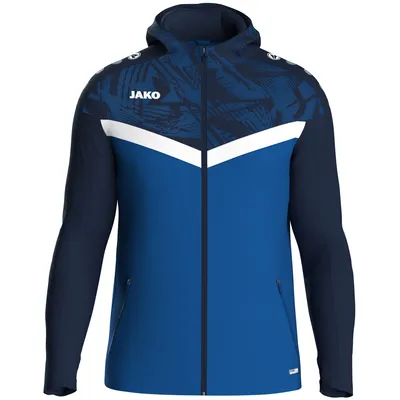 Produktbild von JAKO Kinder Kapuzenjacke Iconic, Farbe:royal/marine, Größe:164