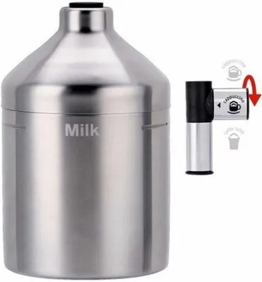 Obrázek produktu pro Krups XS600010, Nádoba na mléko, Krups, Essential Automatic Espresso - EA81 Series, EXPRESSO ESPRESSERIA AUTOMATIC, Essential Automatic..., Nerezová ocel, 1 kusů