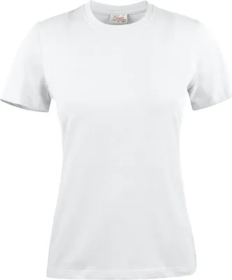 Produktbild von Damen T-Shirt Light 100% Baumwolle 140 g/m² mit verstärkten Schulter- und Nackennähten