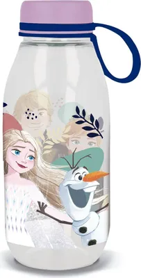 Productafbeelding van FROZEN waterfles, drinkfles, artikelnummer 11357, afmetingen 5,5 cm x 17 cm, inhoud 460 ml