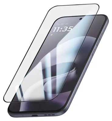 Immagine prodotto di Avizar, protezione per lo schermo in vetro temperato per Motorola Moto G67 / G77 / G87, colore nero / trasparente
