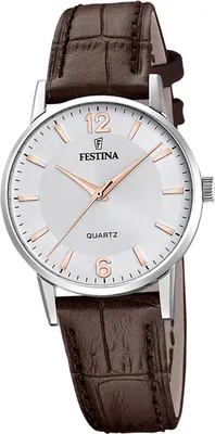 Produktbild von Festina Damenuhr Klassik Armbanduhr Leder braun D2UF20691/2