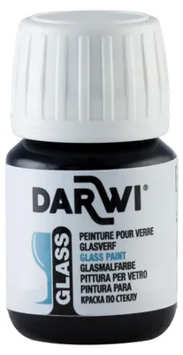 Produktbild von Darwi 5x DARWI Glasmalfarbe, Flakon 30ml, Braun - Braun| DA0700030800C