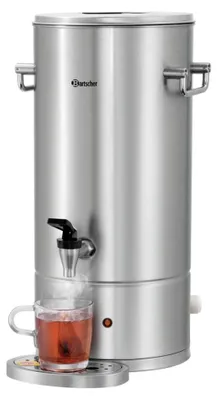 Image de Distributeur d'eau chaude en acier inoxydable 9 litres Raccord d'eau fixe