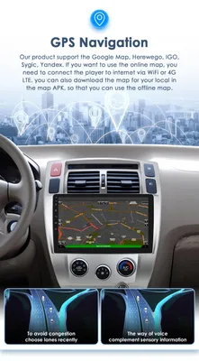 Imagen del producto de Radio para coche Android 13, pantalla de 10,1 pulgadas, formato doble DIN, potencia de 45W x 4
