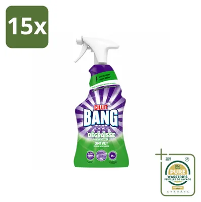 Produktbild von 15 x Cillit Bang Power Cleaner Universal Entfetter - 750 ml - Vorratspackung - 15 Stücke