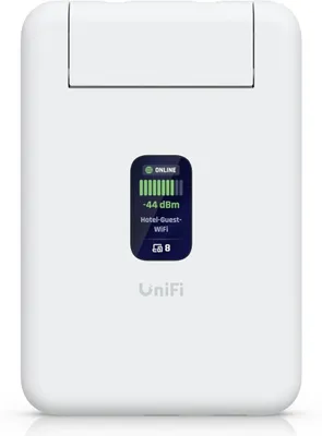 Produktbild von Ubiquiti UniFi UTR, Wi-Fi 5 (802.11ac), Dual-Band (2,4 GHz/5 GHz), Ethernet/LAN, Weiß, Tragbarer Router