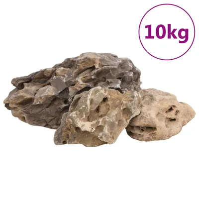 Produktbild von vidaXL Drachensteine 10 kg Grau 10-40 cm