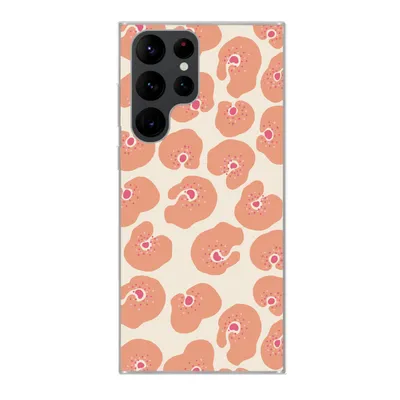 Produktbild von MuchoWow® Handyhülle Schutzhülle Hülle für Samsung Galaxy S22 Ultra Blume - Muster - Abstrakt Silikon Softcase Handy Hülle - Abbildung