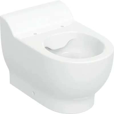 Produktbild von Geberit Bambini Stand-WC für Kinder, Tiefspüler, Rimfree, für WC-Sitz, T=53cm, weiß, 1 Stk.