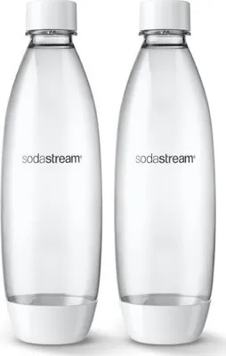 Produktbild von Sodastream Fuse Flasche weiß 1 L 2 Stück.