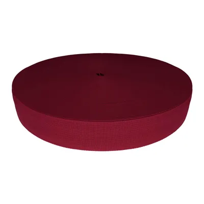Gurtband Polyester 45m PES Trägerband Riemen Tragband 25mm breit 059 weinrot