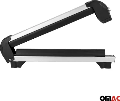 A ski and snowboard carrier is shown in profile against a white background.