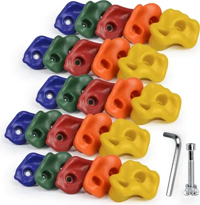 Produktbild von Klettersteine für Kinder - Bunte Klettergriffe für Spieltürme und Kletterwände