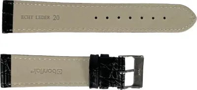 Imagen del producto de Correa de reloj de cuero  con patrón de cocodrilo 20 mm Buzzufy