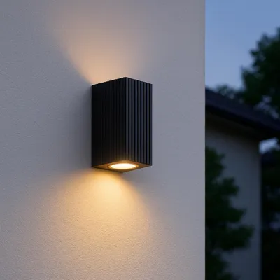 Produktbild von Außenlampe, 2 x GU10, 16,5 x 7 x 8 cm, Up & Down Light, schwarz