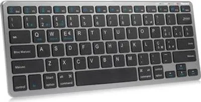 Image de Hamlet XKK400CWB-IT clavier Maison RF sans fil + Bluetooth QWERTY Italien Noir