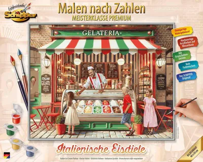 Immagine prodotto di Simba Dickie Vertriebs GmbH Dipingi con i numeri - Gelateria italiana 1