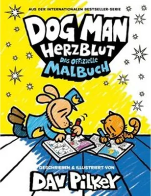 Immagine prodotto di Dog Man Herzblut : Das offizielle Malbuch