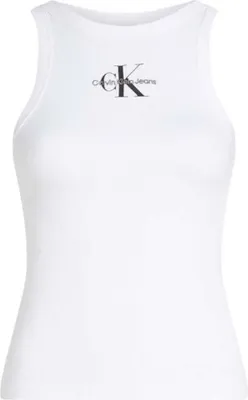 Produktbild von Calvin Klein Jeans Weißes Tanktop mit Logo – S