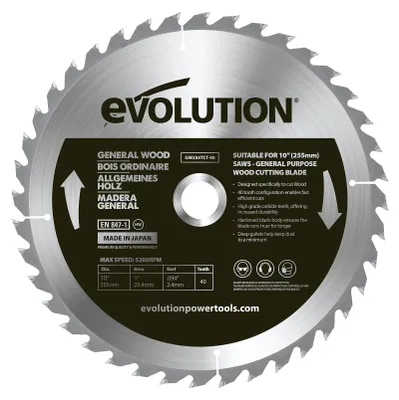 Obrázek produktu pro Pila s karbidovými zuby pro jemné dřevo, 255 mm