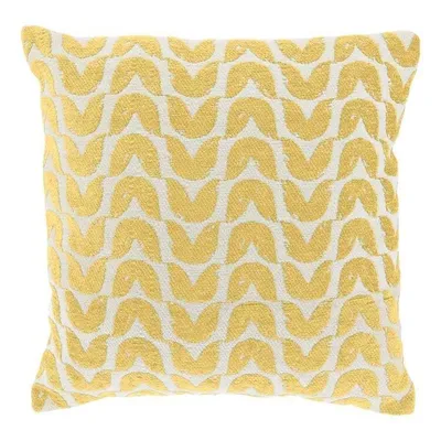 Produktbild von Unique Living - Dekokissen Gozi Zitronengelb 45x45