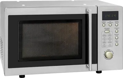 Obrázok produktu pre Exquisit MW 800 G-3 Inox, Na pracovnú dosku, Kombinovaná mikrovlnka, 20 L, 800 W, Vstavaný displej, Tlačidlá, Otočné