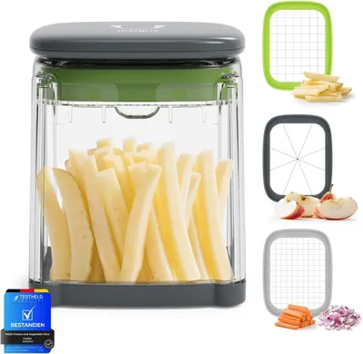 Obrázok produktu pre Krájač na zeleninu - 400 ml - Nerezová oceľ - Bez BPA - Kompaktný