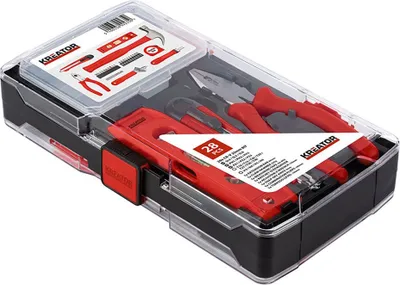 Produktbild von Kreator Krt951014 Werkzeugsatz 28 Stücke Silber Silber One Size