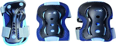 Produktbild von Protektoren-Set (blau, Größe S)