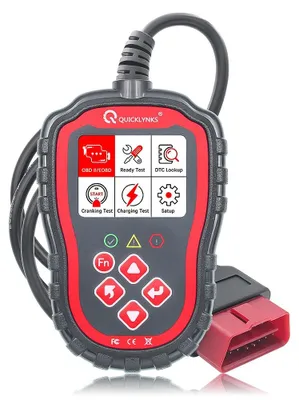 Produktbild von Professioneller OBD2-Autotester QUICKLYNKS T41 mit Fehlercode-Leser, Motordiagnose und vollständiger Systemscannung, Fehler löschen, DTC, Parameteranzeige