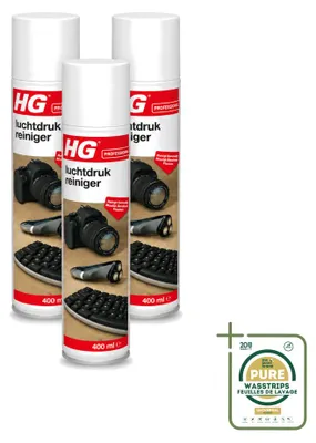 Produktbild von 3 x HG Druckluftreiniger - 400 ml - Vorratspackung - 3 Stücke
