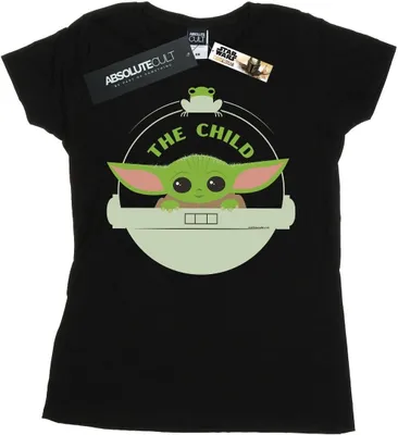 Produktbild von Star Wars - "The Mandalorian The Child" T-Shirt für Damen BI42968 (XXL) (Schwarz)