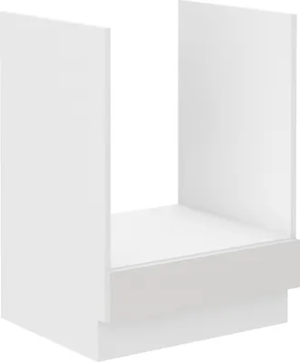 Produktbild von Herd Unterschrank 60 Lara Weiß Hochglanz + Weiß matt Küchenzeile Küchenblock