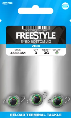 Produktbild von Spro Freestyle Eyed Bottom Jig | Zinc | Natural