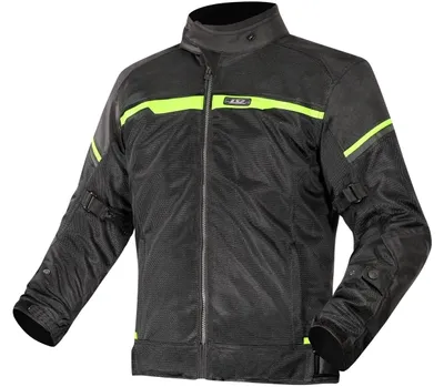 Produktbild von LS2 Riva wasserdichte Motorrad Textiljacke, schwarz/neon, XL